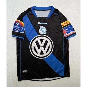Puebla FC Kappa Jersey Mexico‎ 2010-2011 Kit Men's Small Black AUTHENTIC RARE
